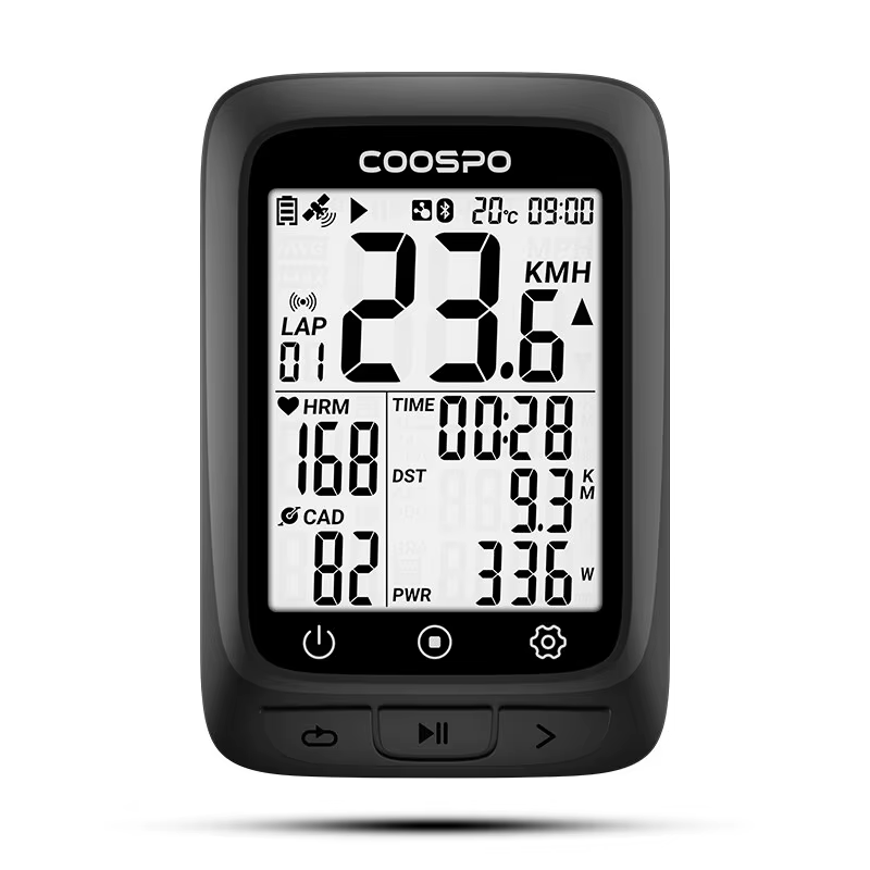 COOSPO BC107 Vélo Ordinateur GPS Sans Fil