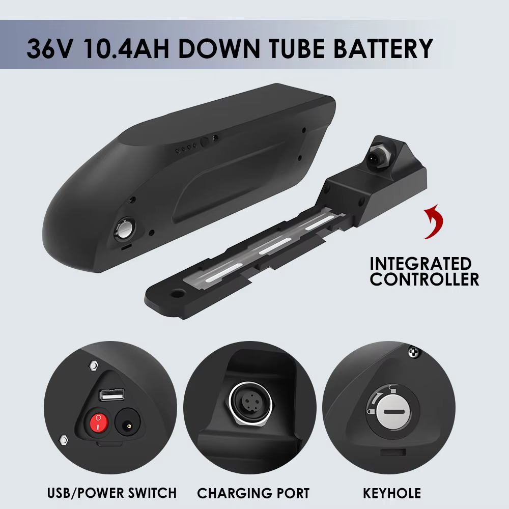 Kit de conversion de vélo électrique intégré avec batterie