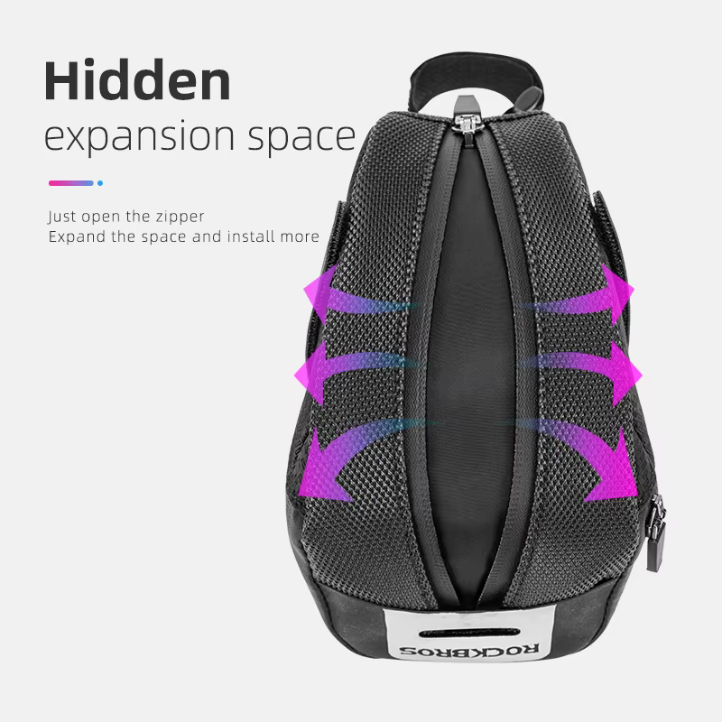 ROCKBROS ≈0.5-1.5L sac de vélo Portable tige de selle queue sac