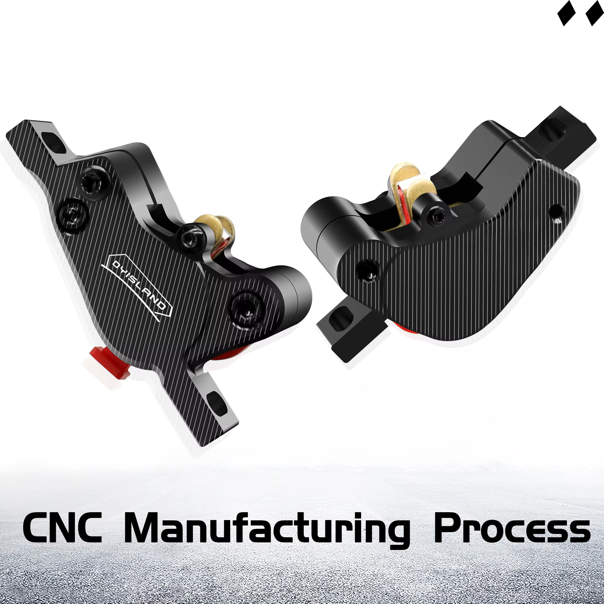 Ensemble de freins à disque hydrauliques pour vélo électrique DYISLAND LD200 2 pistons