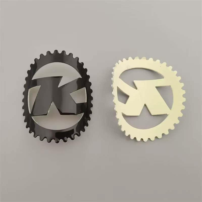 Badge de vélo géant en alliage d'aluminium souple