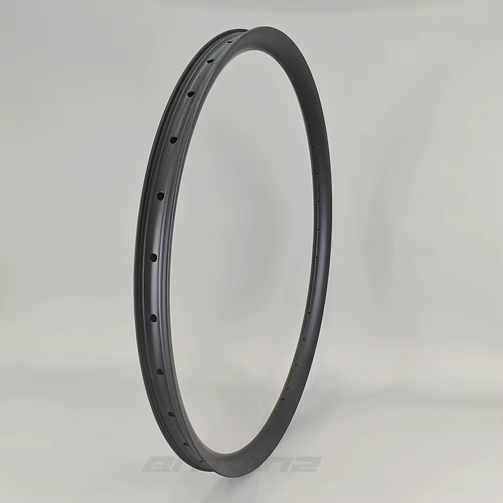 Jante de vélo asymétrique tubeless 32" 29" en carbone pour VTT et Gravel