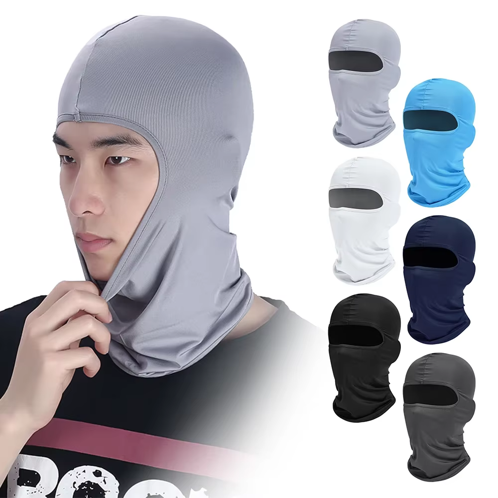 Cagoule masque complet randonnée cyclisme Camping chasse Airsoft casquette vélo couvre-tête été hommes femmes