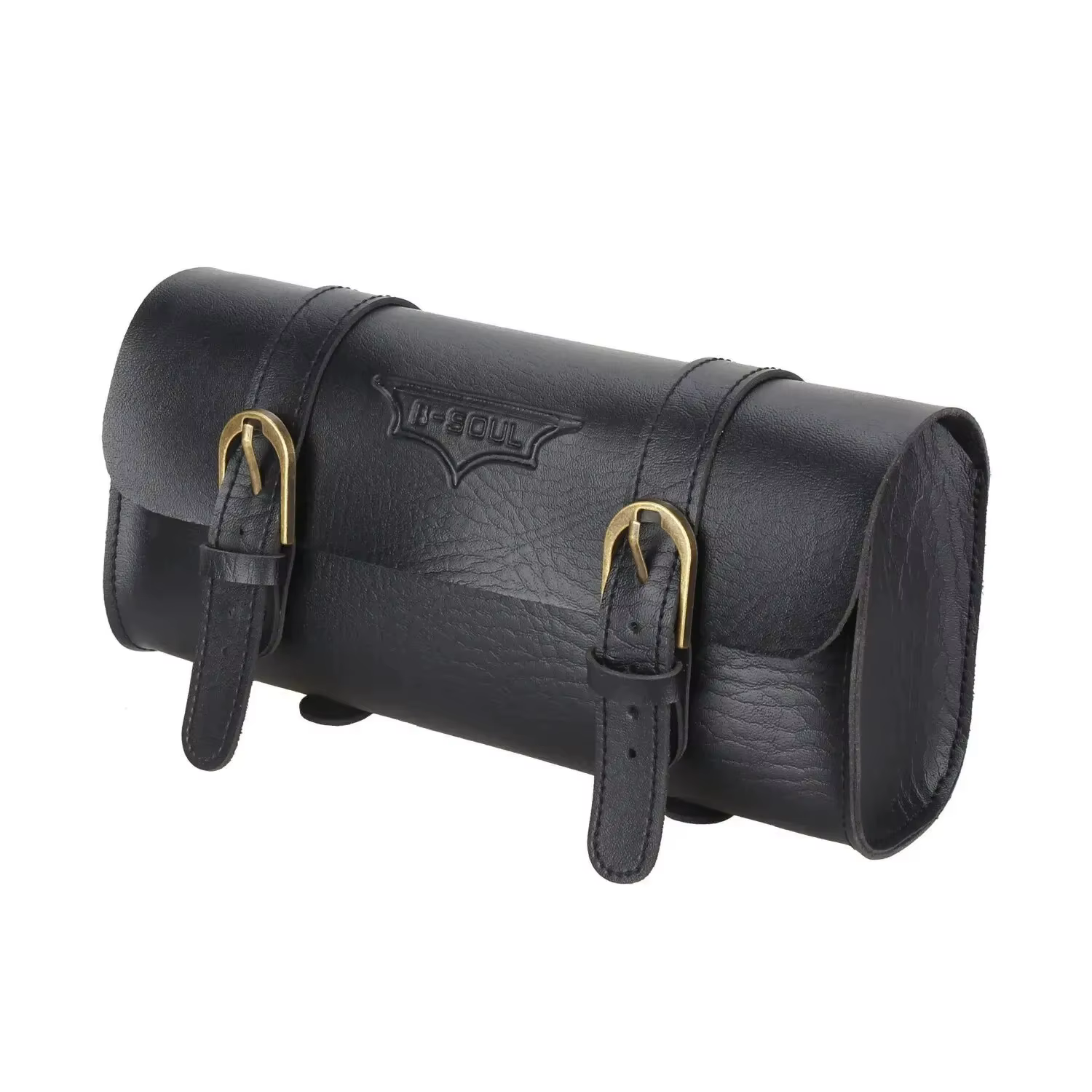 Sac de queue de vélo rétro en cuir PU