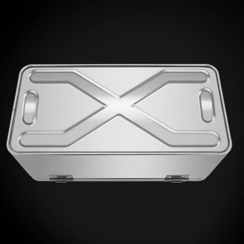 Boîte de Rangement Multifonctionnelle en Acier Inoxydable, Outils Portables, Accessoires de Quincaillerie, pour Électricien Professionnel