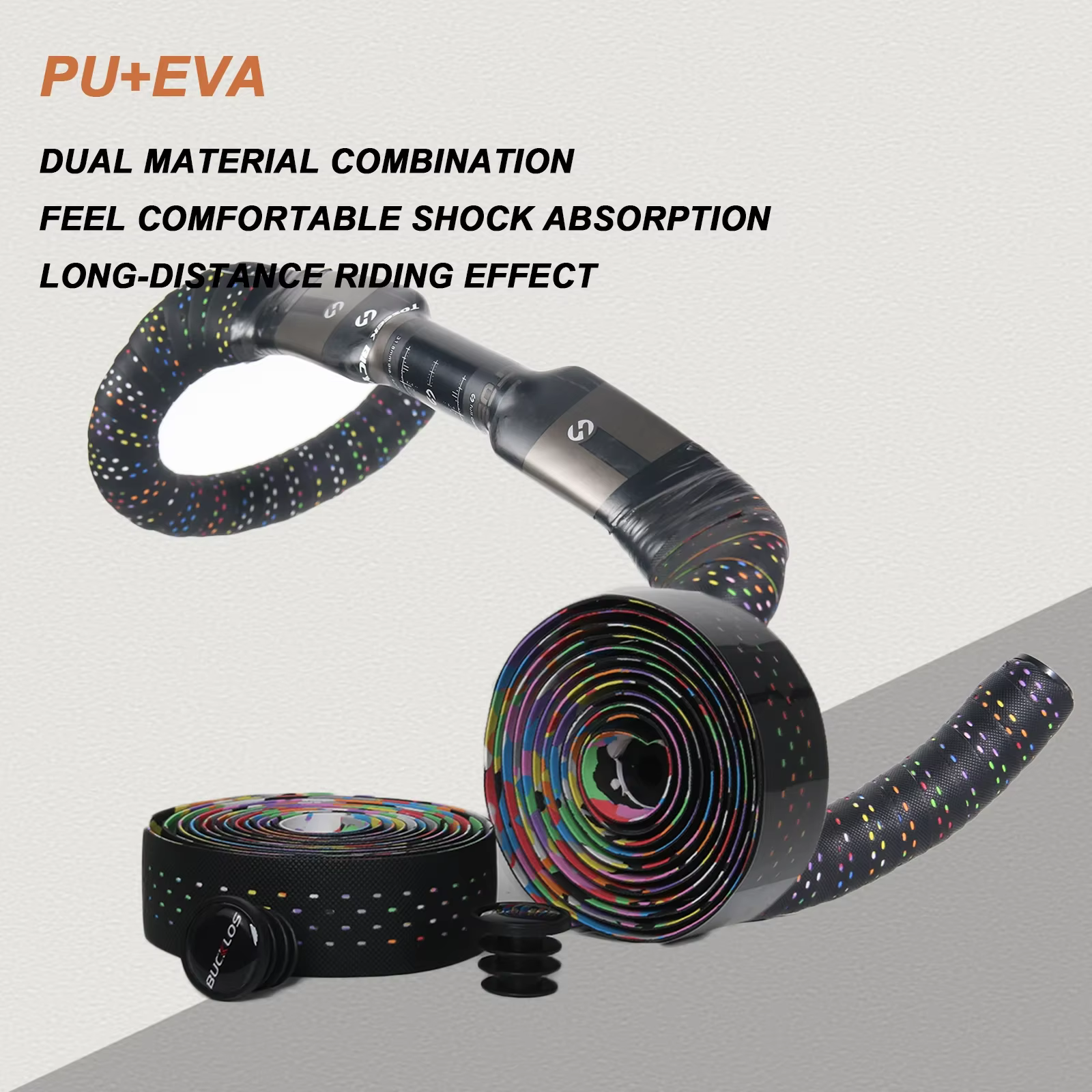 BUCKLOS professionnel gravier vélo guidon bande antichoc confort route
