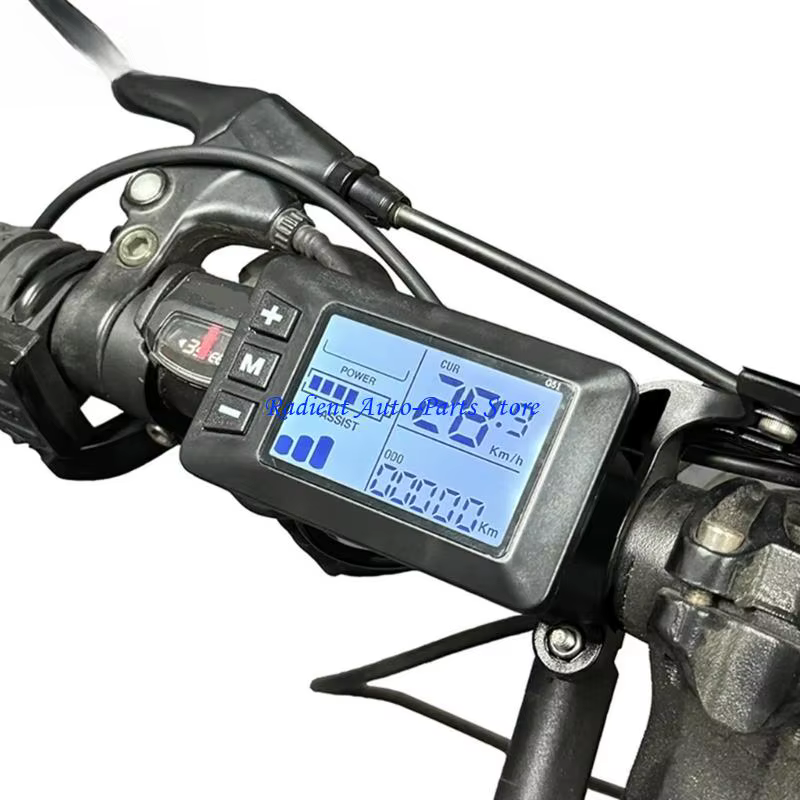 Compteur vitesse LCD T3EF G51 pour scooter électrique vélo avec connecteur étanche