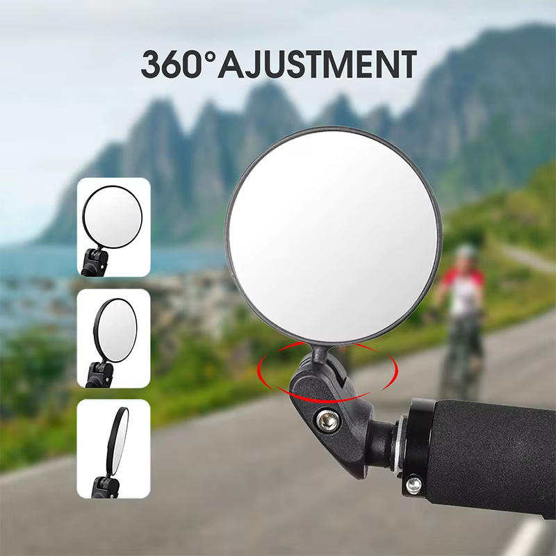 Rétroviseur de vélo HD avec guidon réglable – Améliore la sécurité et la visibilité pendant la conduite