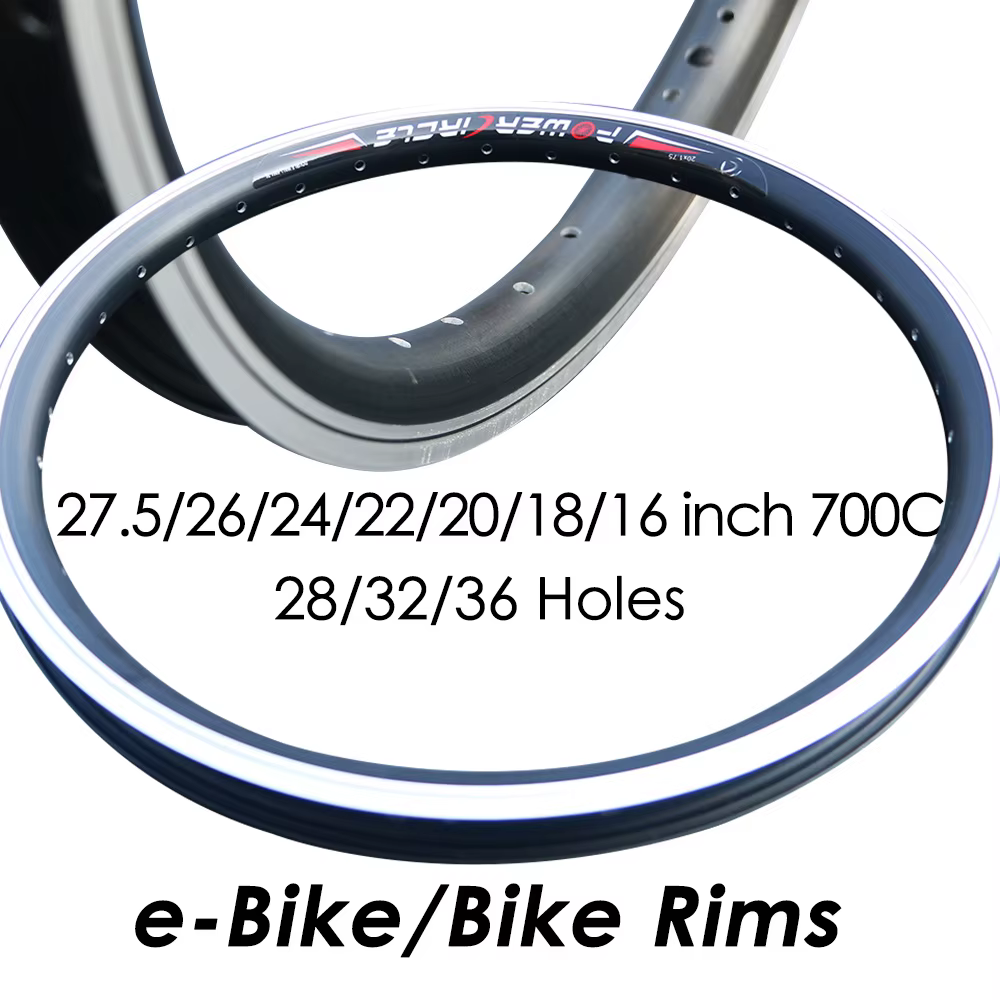 Jantes de vélo double couche en alliage d'aluminium pour roues VTT