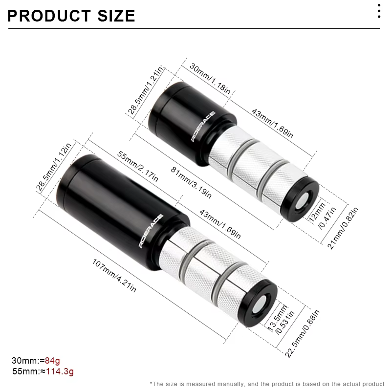 Extension de tige de fourche de vélo, rehausseur caché en alliage d'aluminium, extension de hauteur de tige de guidon de vélo 1-1/8 "(28.6mm) pour vtt route BMX