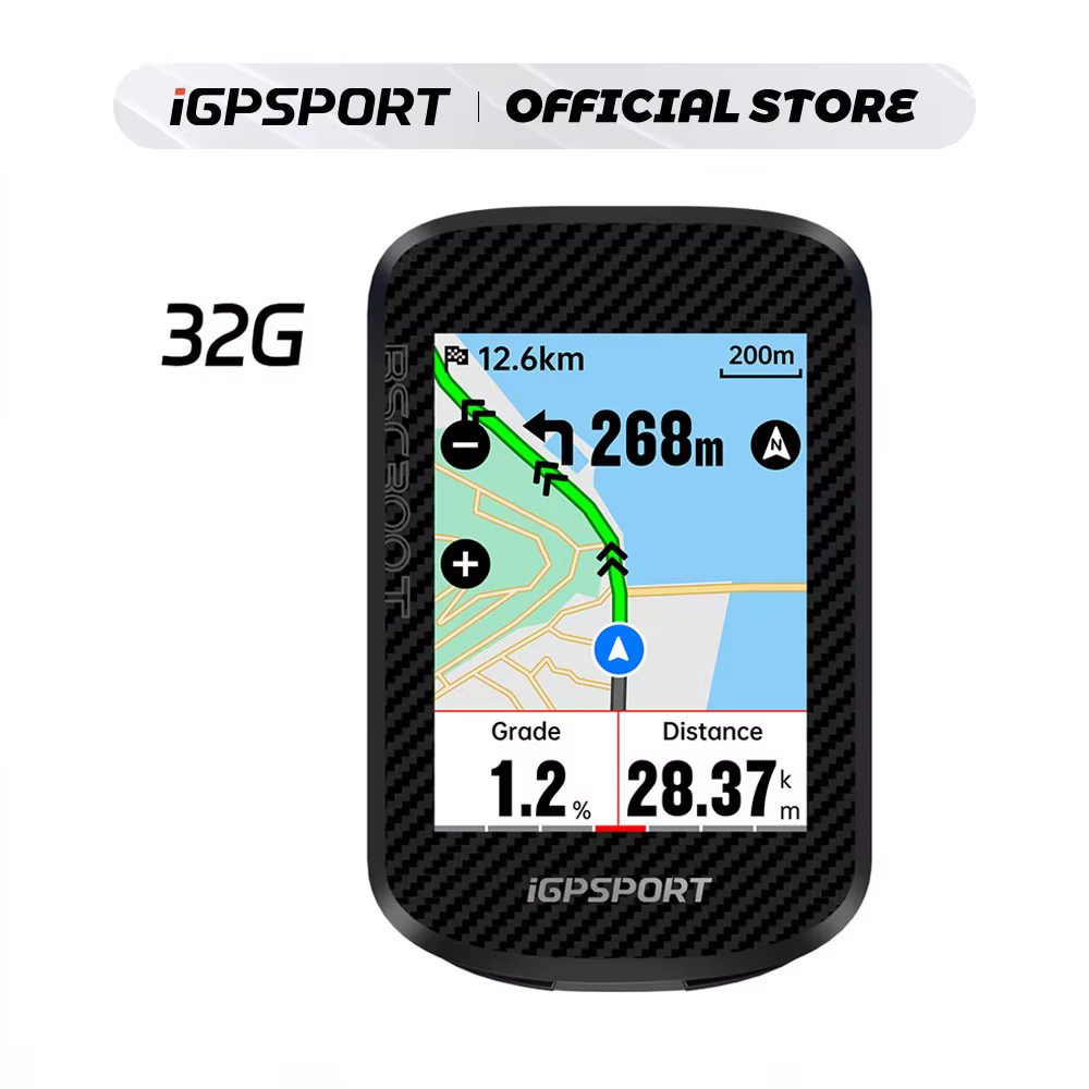 IGPSPORT BSC300T ordinateur de vélo à écran tactile carte colorée mondiale