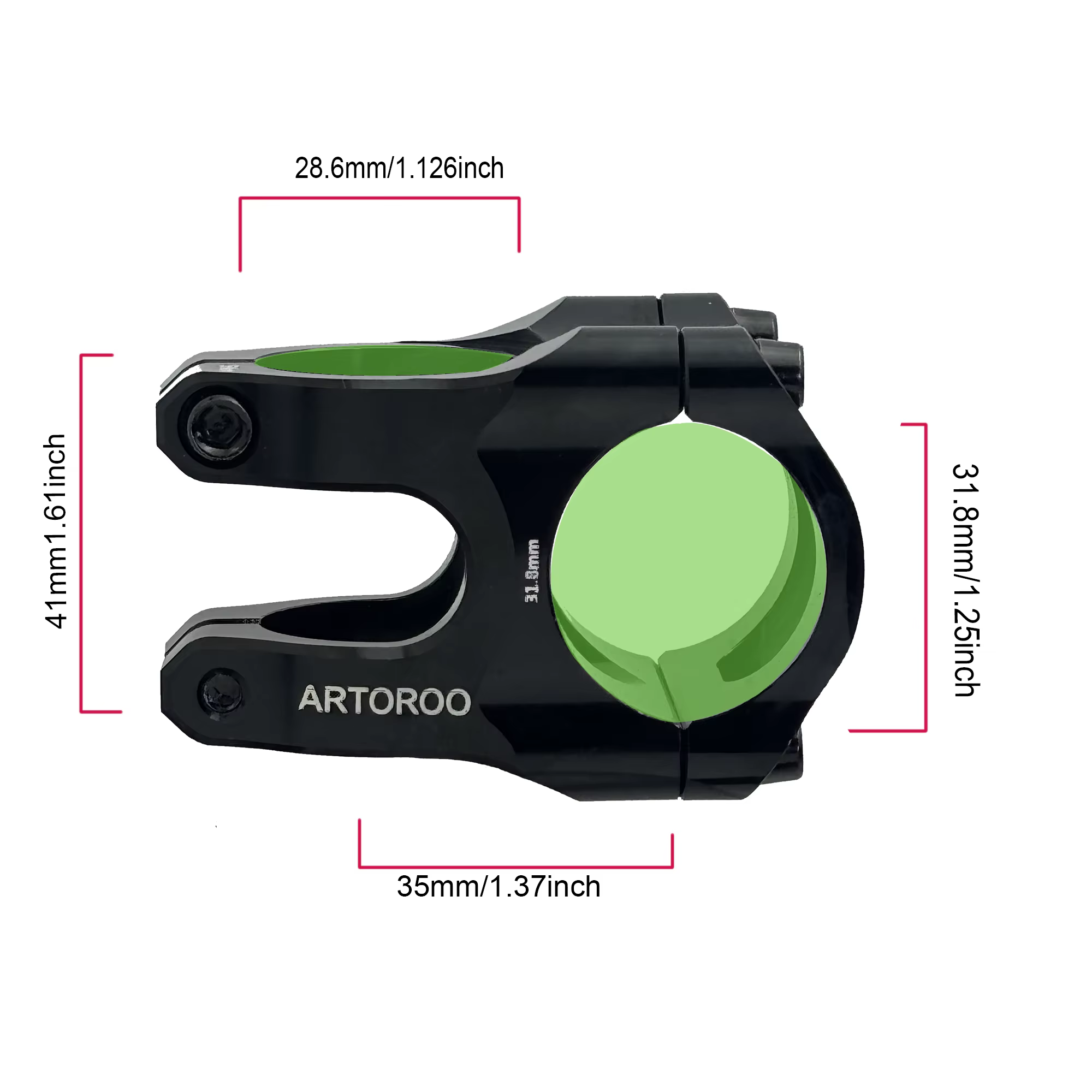 Potence de guidon réglable pour VTT et vélo de route