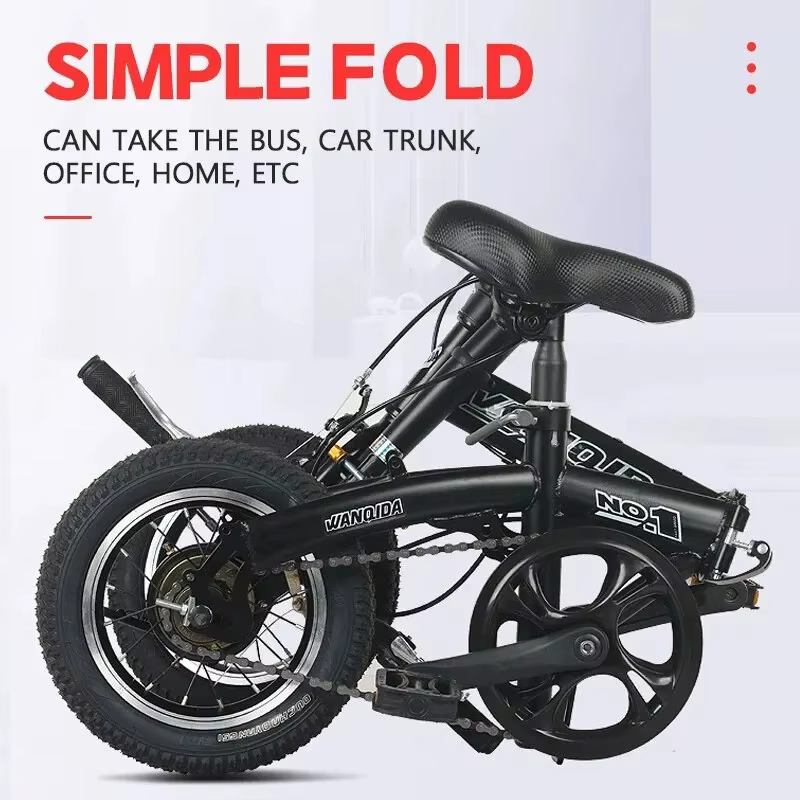 Vélo de course tout-terrain pliable pour étudiants, adultes et adolescents
