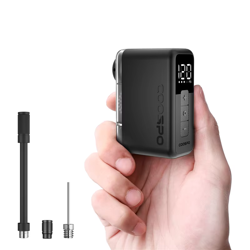 COOSPO X1 pompe à Air 120PSI Mini vélo électrique gonfleur numérique 500mAh Portable Rechargeable vtt