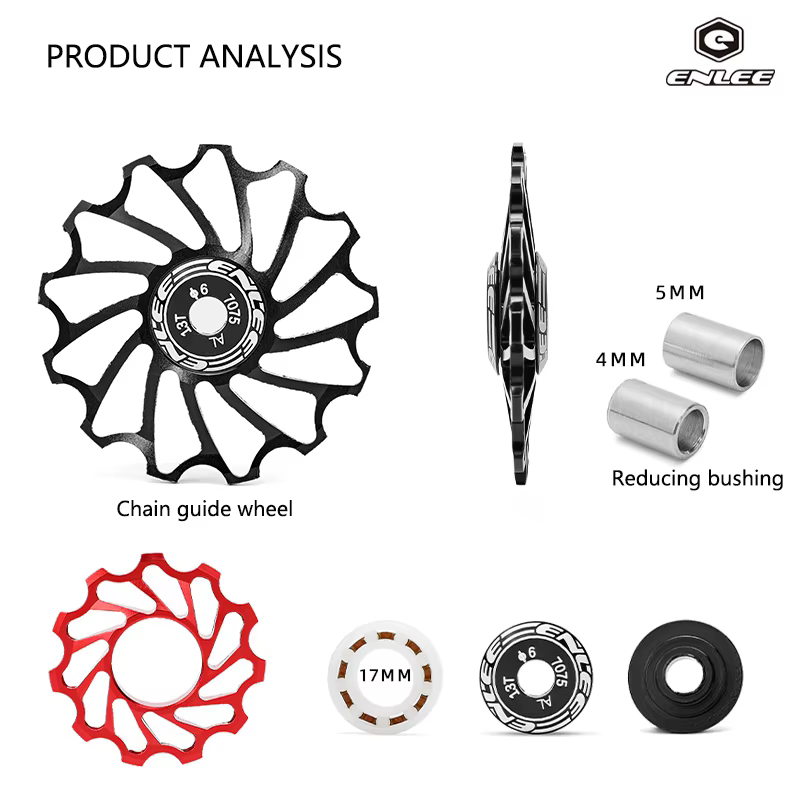ENLEE11T/13T Jockey roue dérailleur arrière vélo roulement poulie sur pour vtt montagne