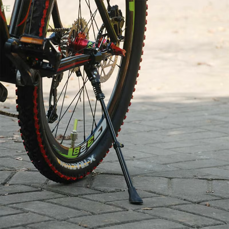 Support de pied rétractable et réglable en alliage d'aluminium pour vélo de montagne