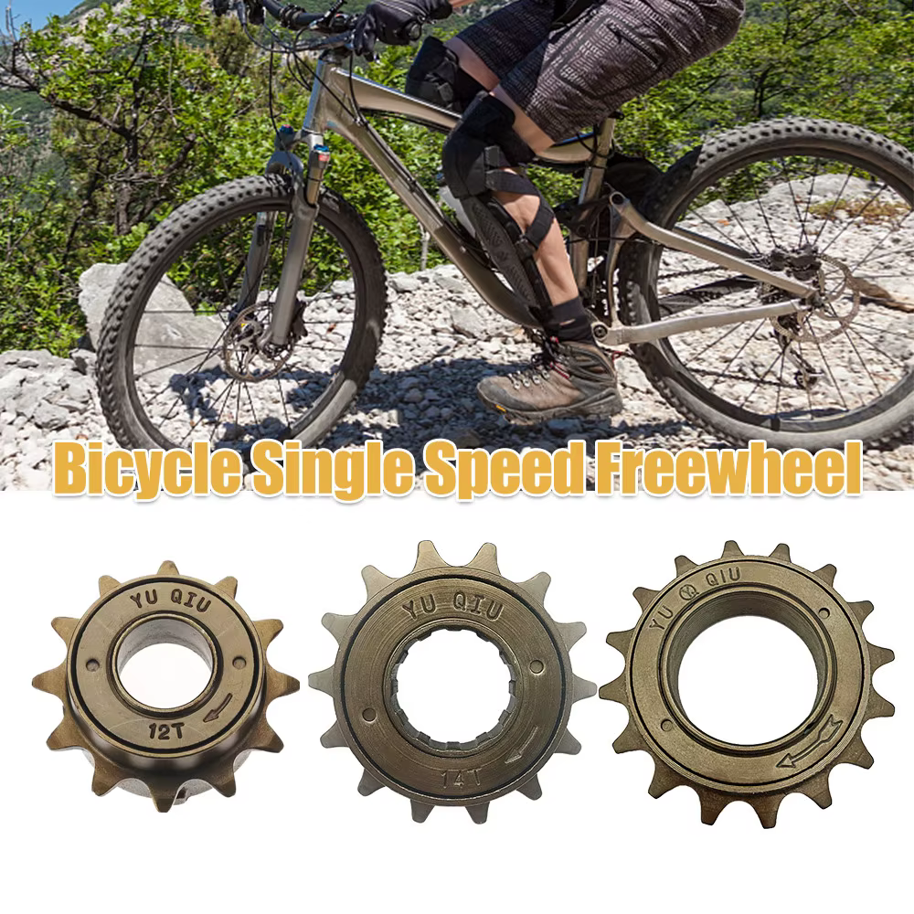 Pièces de vélo : Roue libre de vélo à vitesse unique 34MM 12T/14T/16T