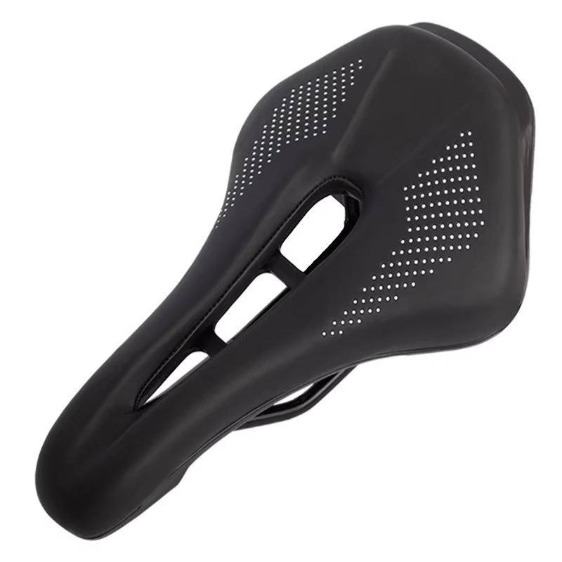 Selle de vélo siège route Rails en acier VTT coussin pour hommes antidérapant souple en cuir PU