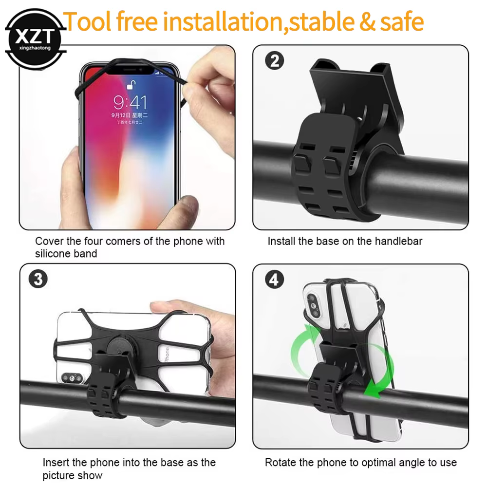 Support de téléphone universel pour guidon de vélo de montagne et de route