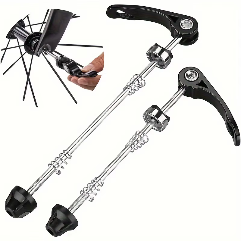1 paire de brochettes de vélo ultralégères à dégagement rapide