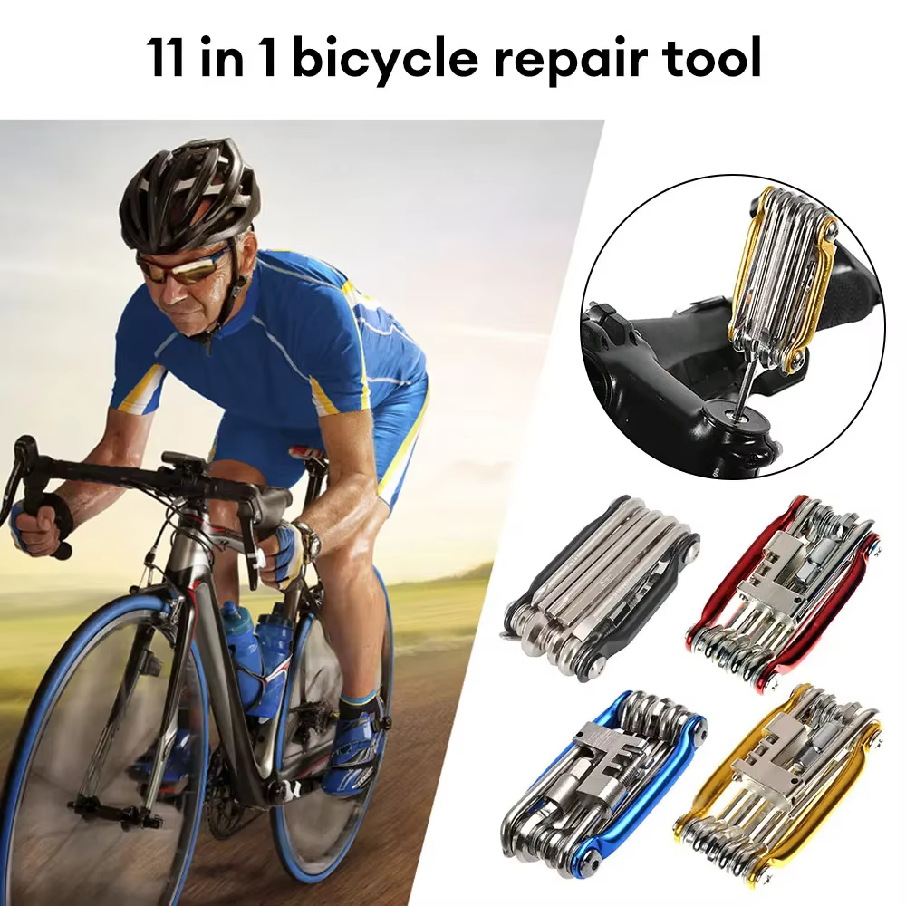 Outil de réparation de vélo 11 en 1