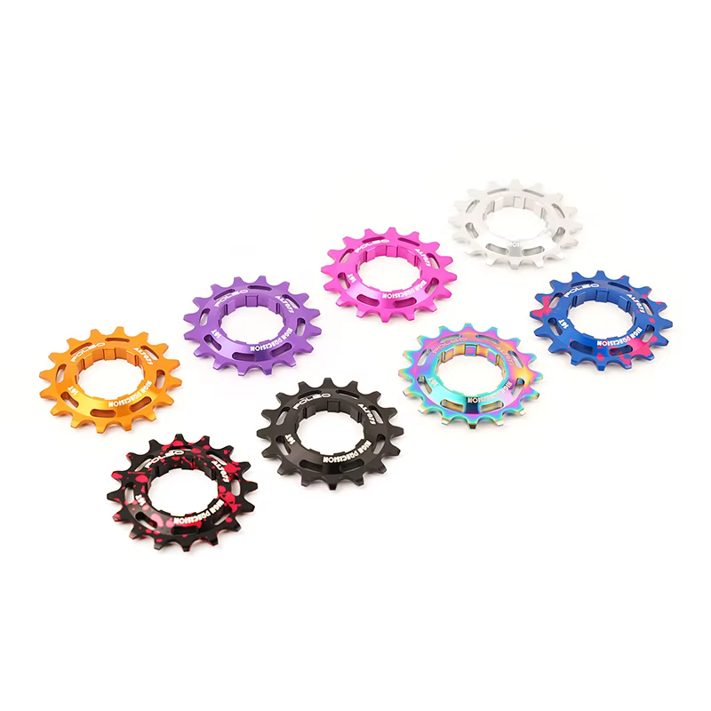 POLSO BCR01 pignon de course BMX en alliage d'aluminium 16T 18T Cog pièces de vélo à vitesse unique