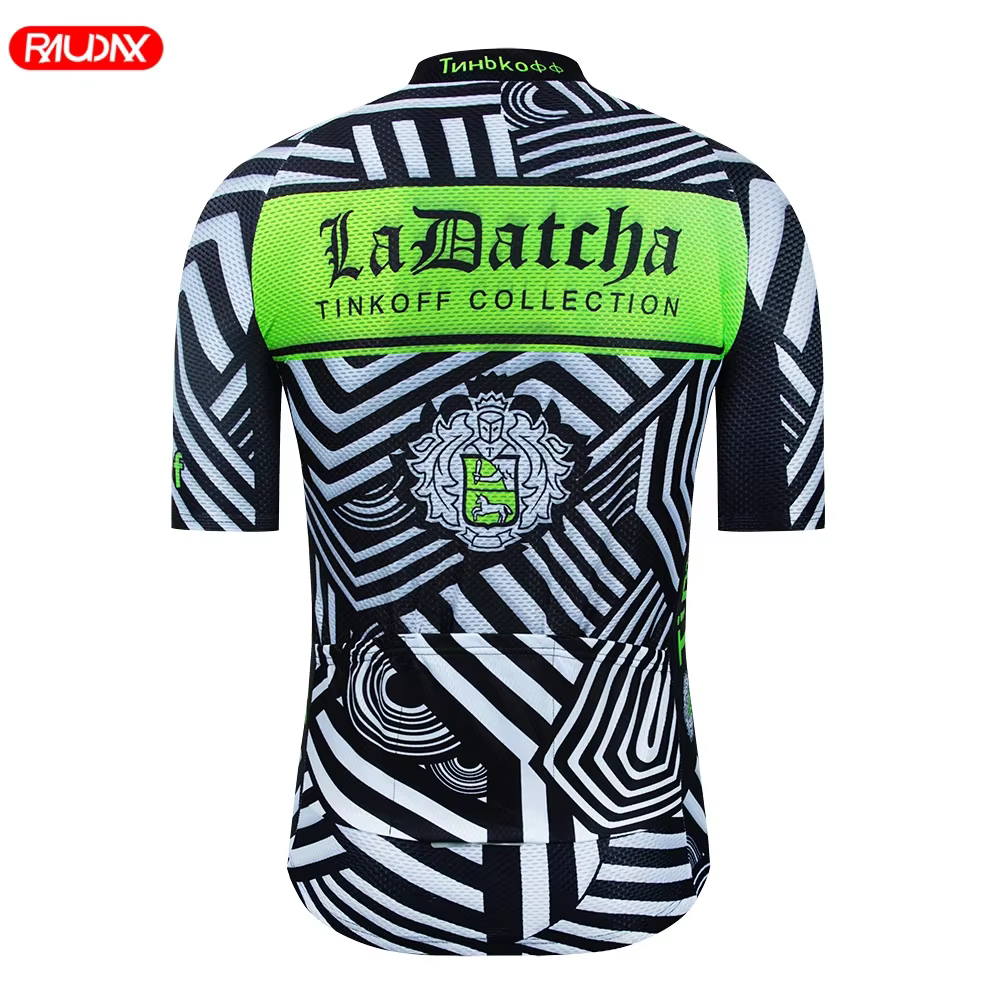 Tinkoff-Ensemble de maillot de cyclisme Saxo Bank, anti-UV, respirant, course, sport, vélo, vêtements de cyclisme, été, 2025