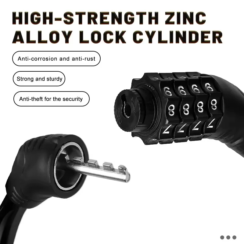 Cadenas antivol à câble pour vélo