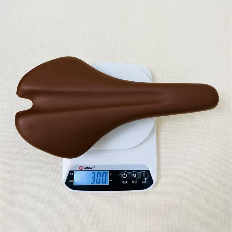 Selle de vélo de montagne pliable rétro en matériau PU