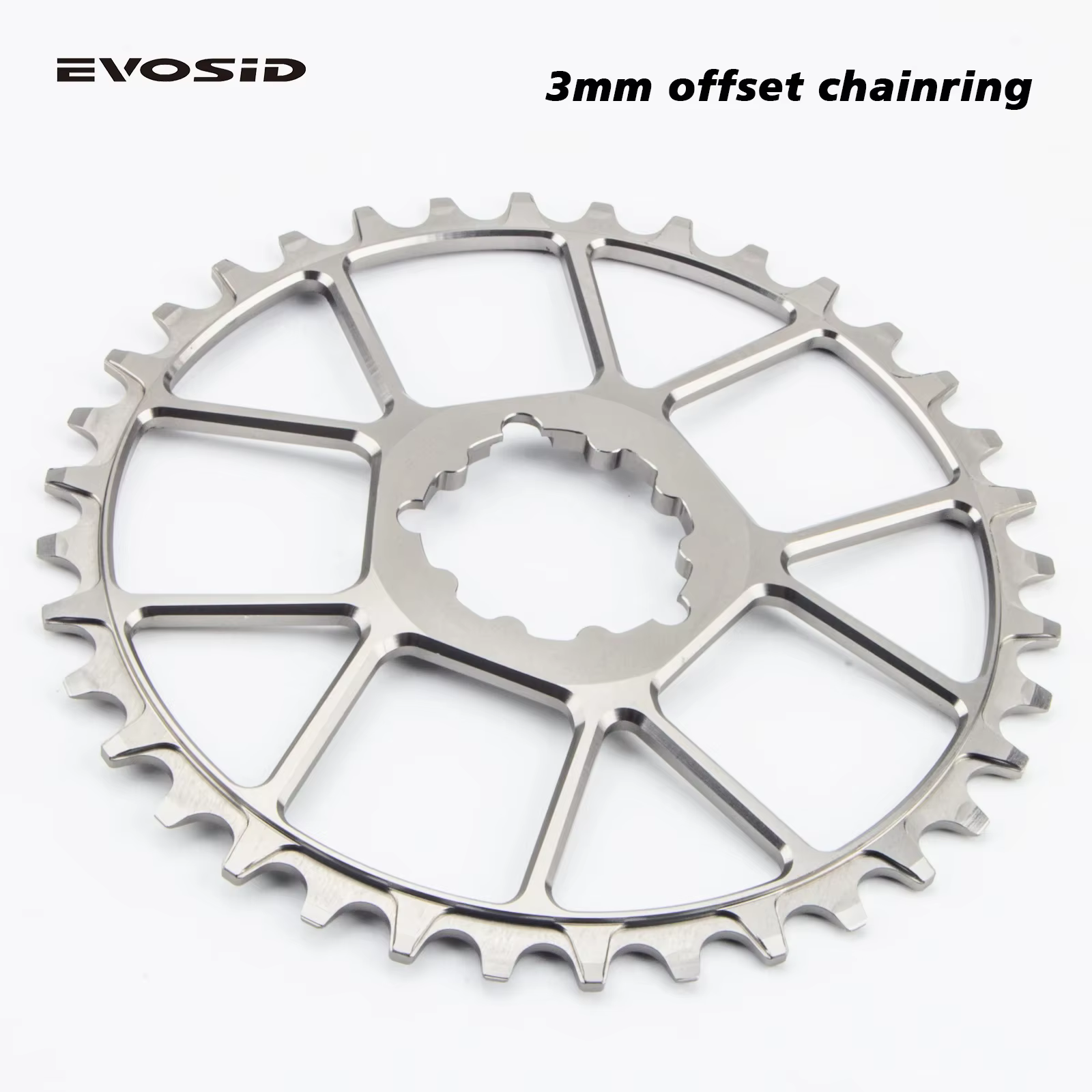 EVOSID manivelle de vélo vtt ultralégère 165mm axe DUB 29mm pédalier
