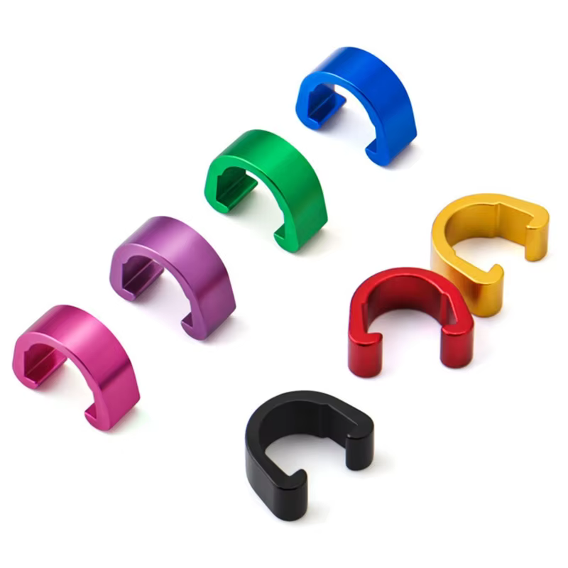10 pièces vélos c-clip pinces boîtier tuyaux Guide