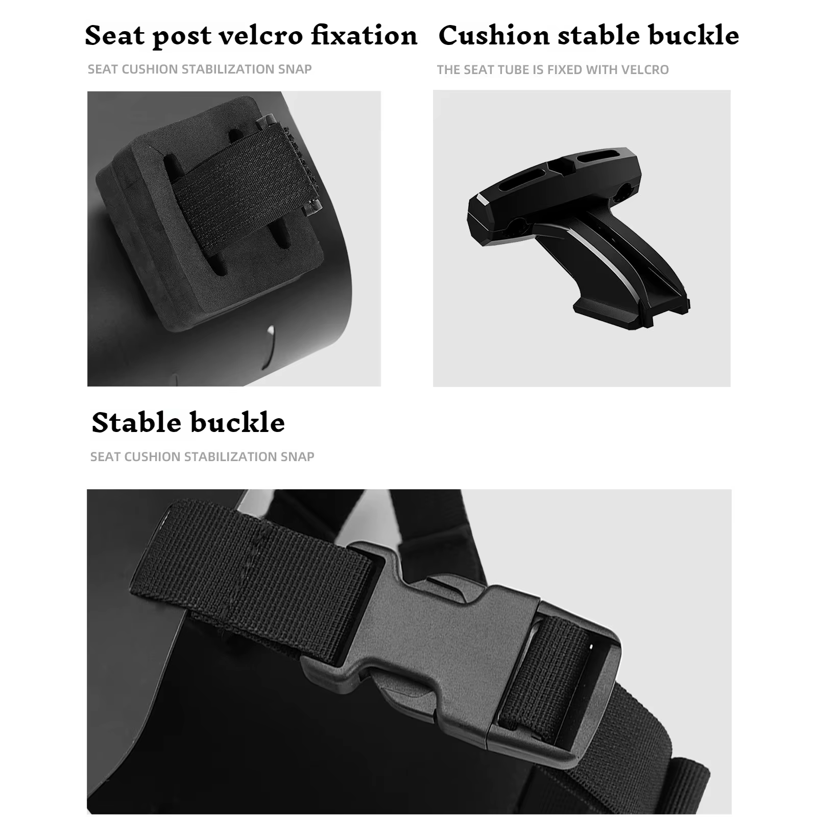 Support de sac de selle de vélo