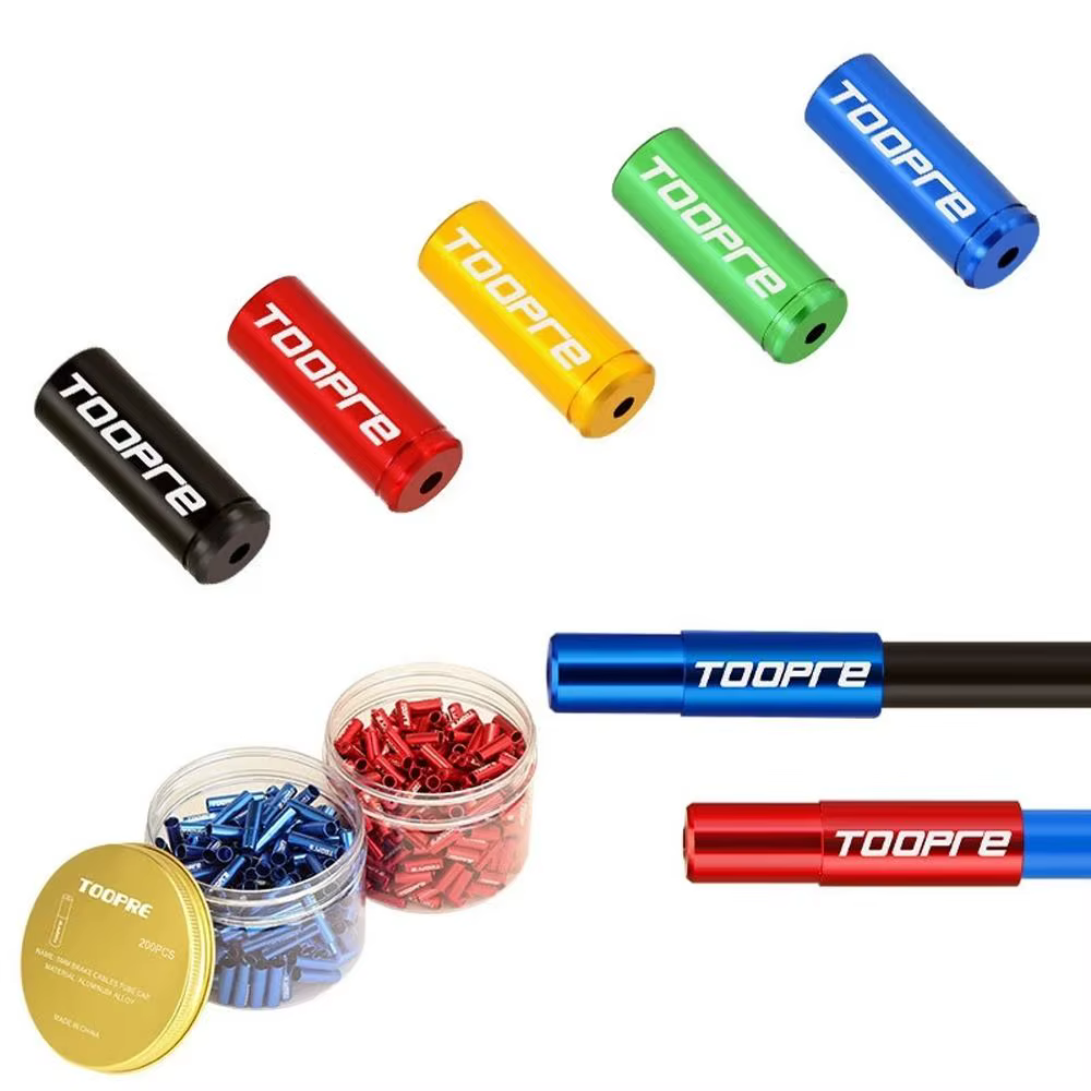 Embouts de câble de vélo et VTT, capuchon de ligne, 4mm/5mm