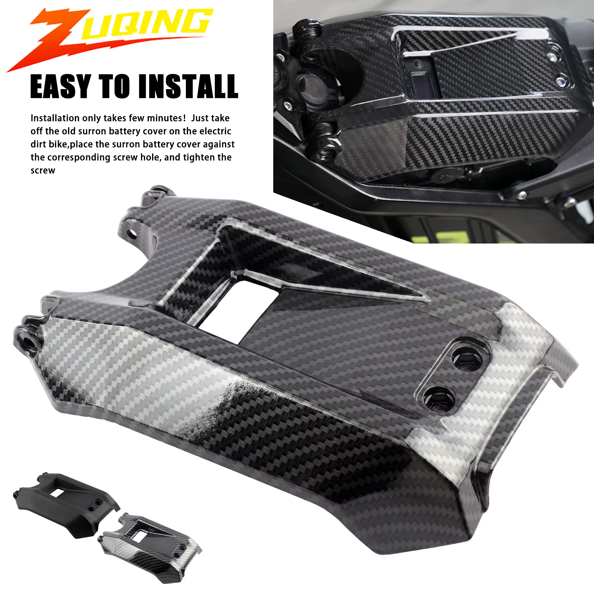 Couvercle de compartiment de batterie pour Pit Dirt Bike