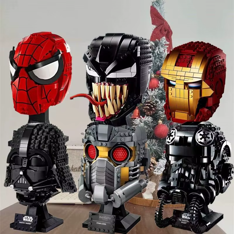 Figurine Thanos de la série Iron Man, gants de l'infini, modèle Venom, puzzle DIY en plastique, jouets à assembler, décoration de chambre, cadeaux pour les fans