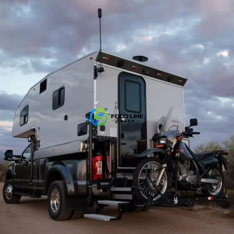 Camping-car haut de gamme tout en fibre de verre, remorque tout-terrain durable pour le camping en plein air
