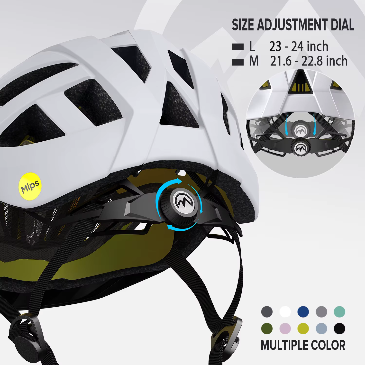 Casque de vélo Gem MIPS avec deux doublures amovibles