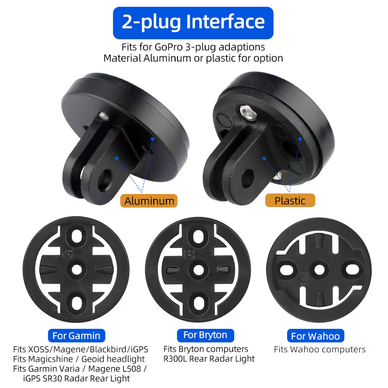 Deemount-Adaptateur de direction réglable pour Garmin