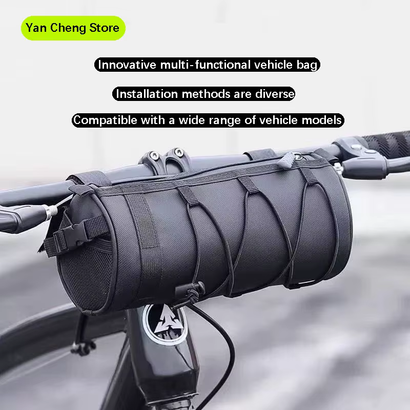 Sacoche de vélo multifonctionnelle portable pour cadre avant