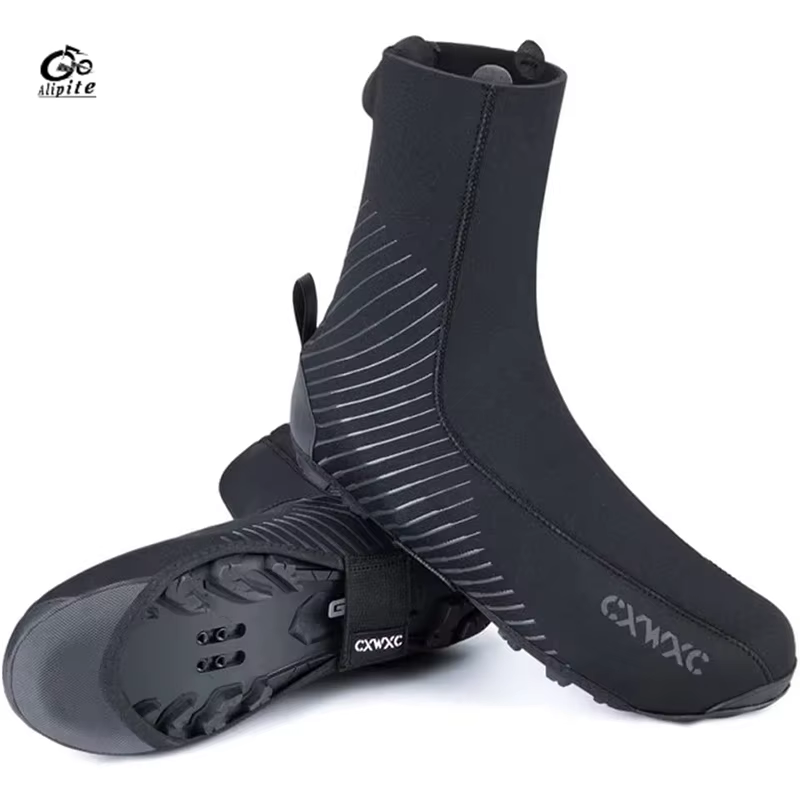 Couvre-chaussures de cyclisme d'hiver chauds pour hommes et femmes