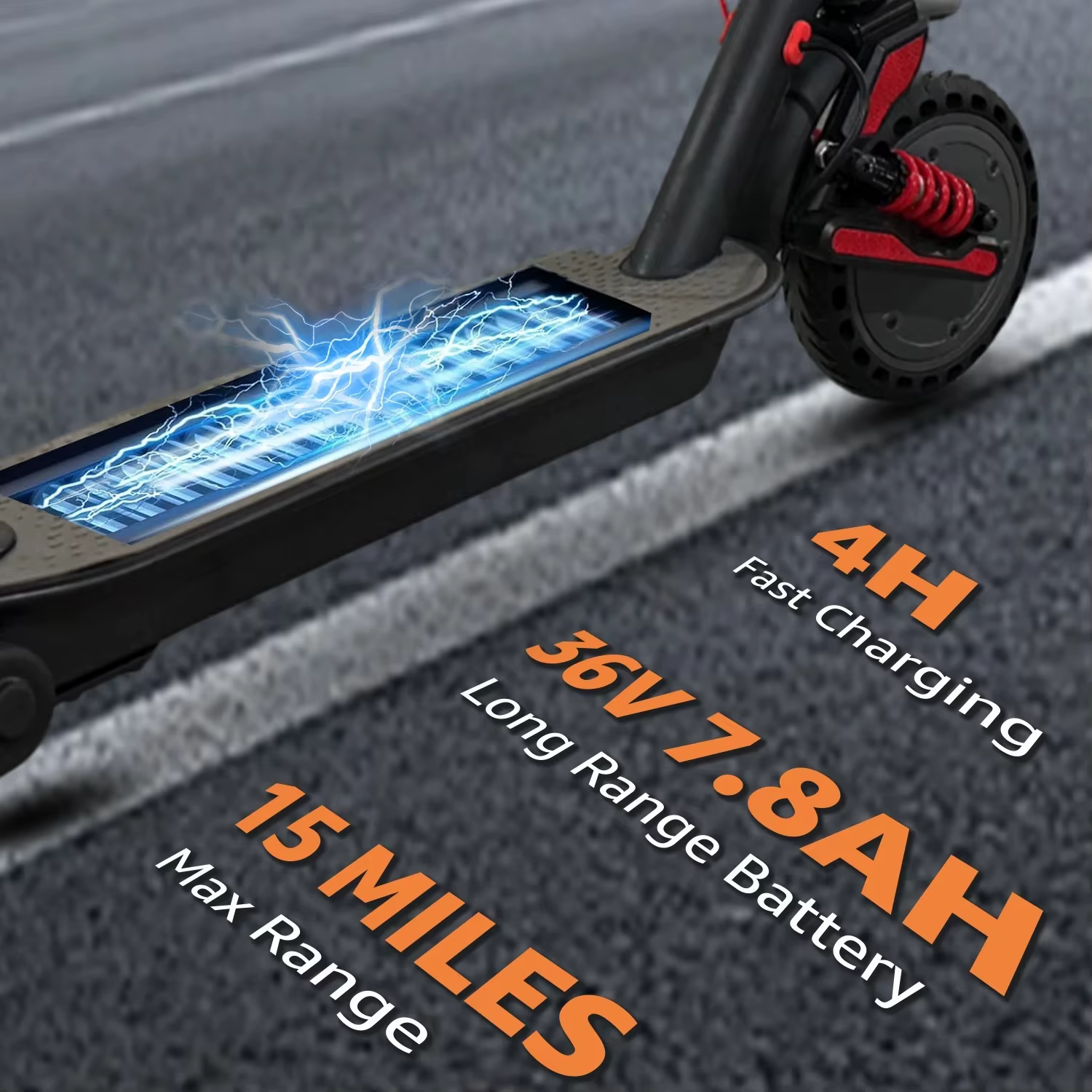 Trottinette électrique intelligente pliable pour les trajets quotidiens, moteur 36V 500W, autonomie de 25 miles, trottinette électrique intelligente pour adultes avec application