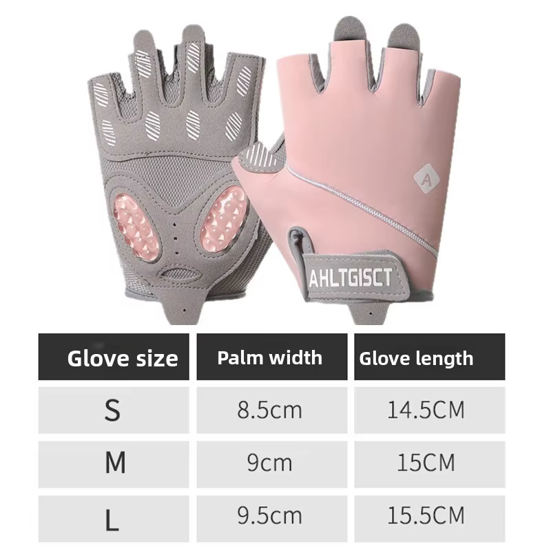 Gants de cyclisme demi-doigts pour femmes