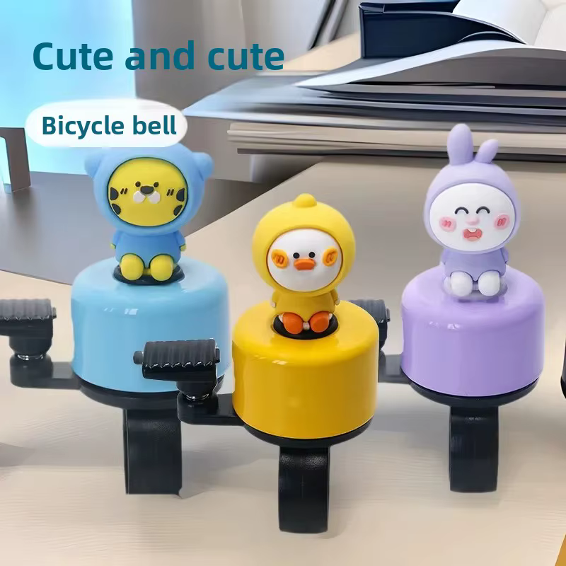 Cloche de vélo forte de dessin animé