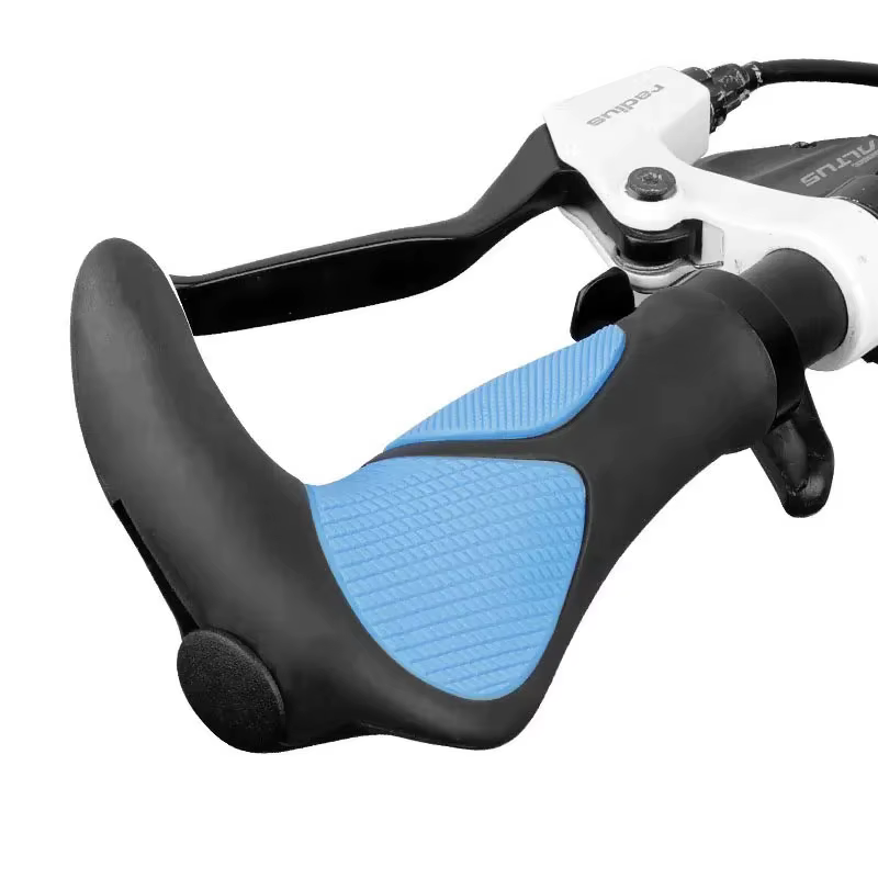 Poignée de vélo embout de guidon en alliage d'aluminium serrure montagne