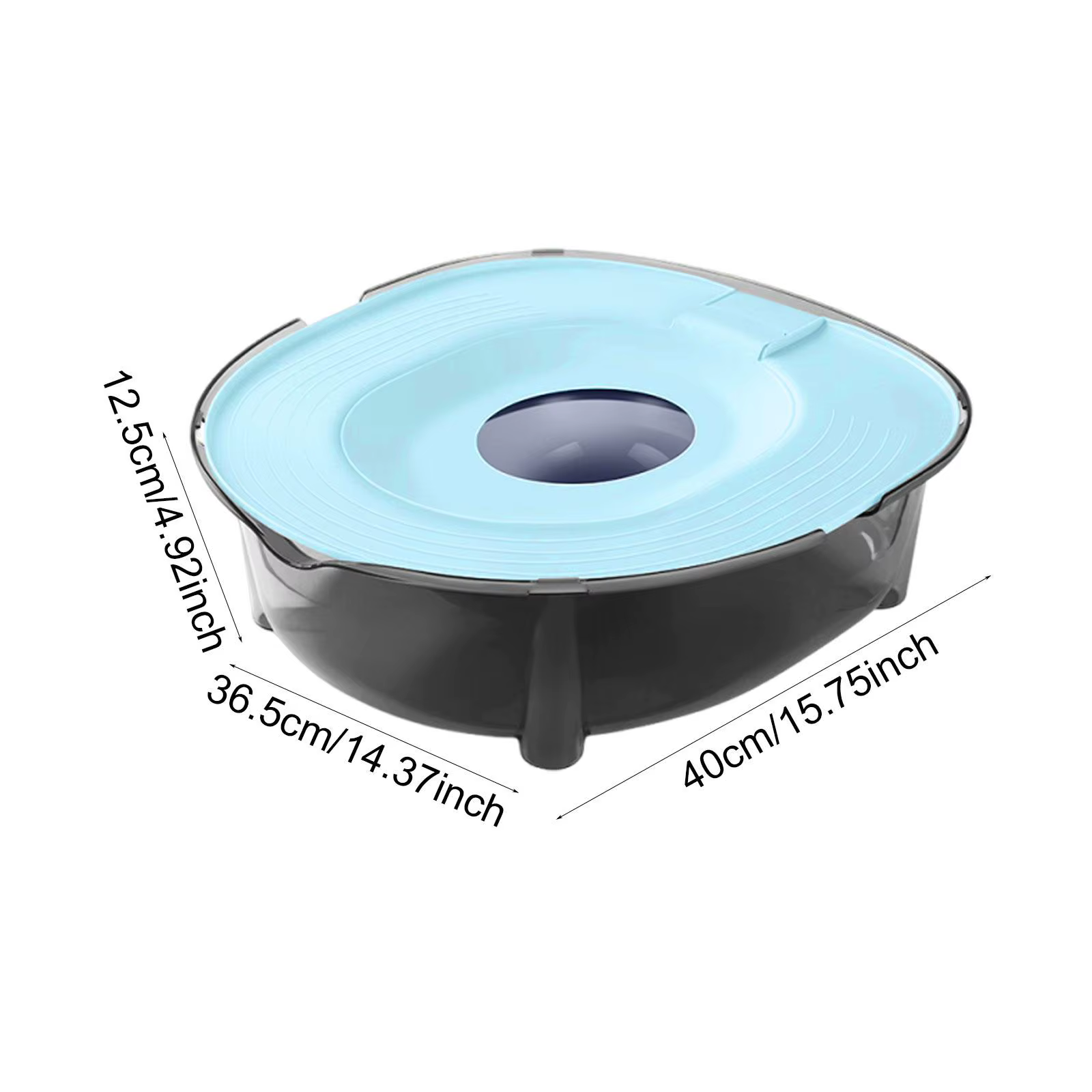 Kit d'entraînement à la propreté pour chat, bac à litière portable réutilisable, système d'apprentissage de la propreté polyvalent et amovible pour animaux de compagnie