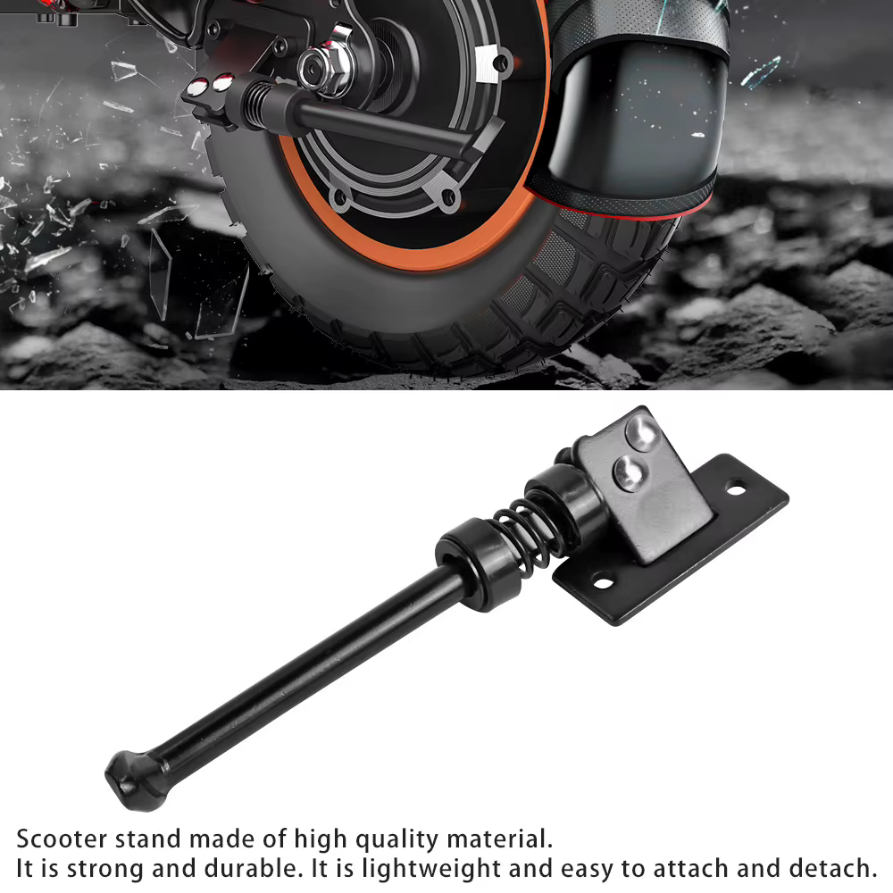 Support de stationnement latéral en alliage d'aluminium pour trottinette électrique de 10/8 pouces – Support étendu, accessoire pour trottinette