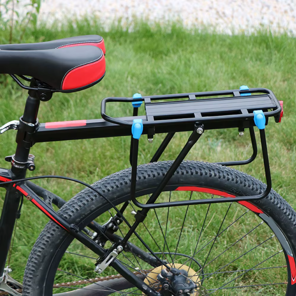 Porte-bagages de vélo réglable à dégagement rapide