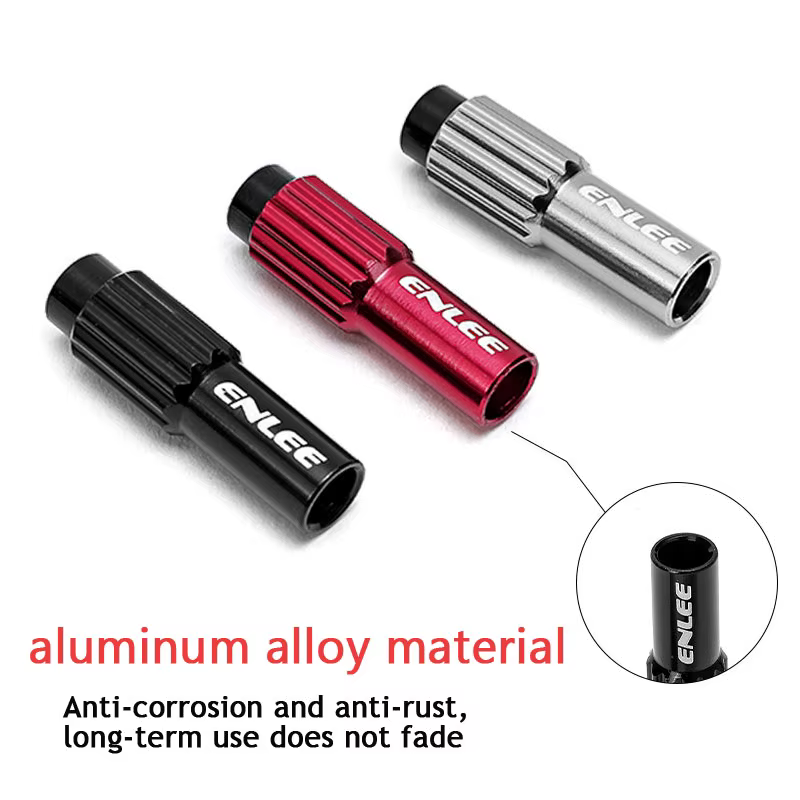 ENLEE 1 paires de vis de régulateur de dérailleur réglables de vélo en alliage d'aluminium boulon de réglage de câble
