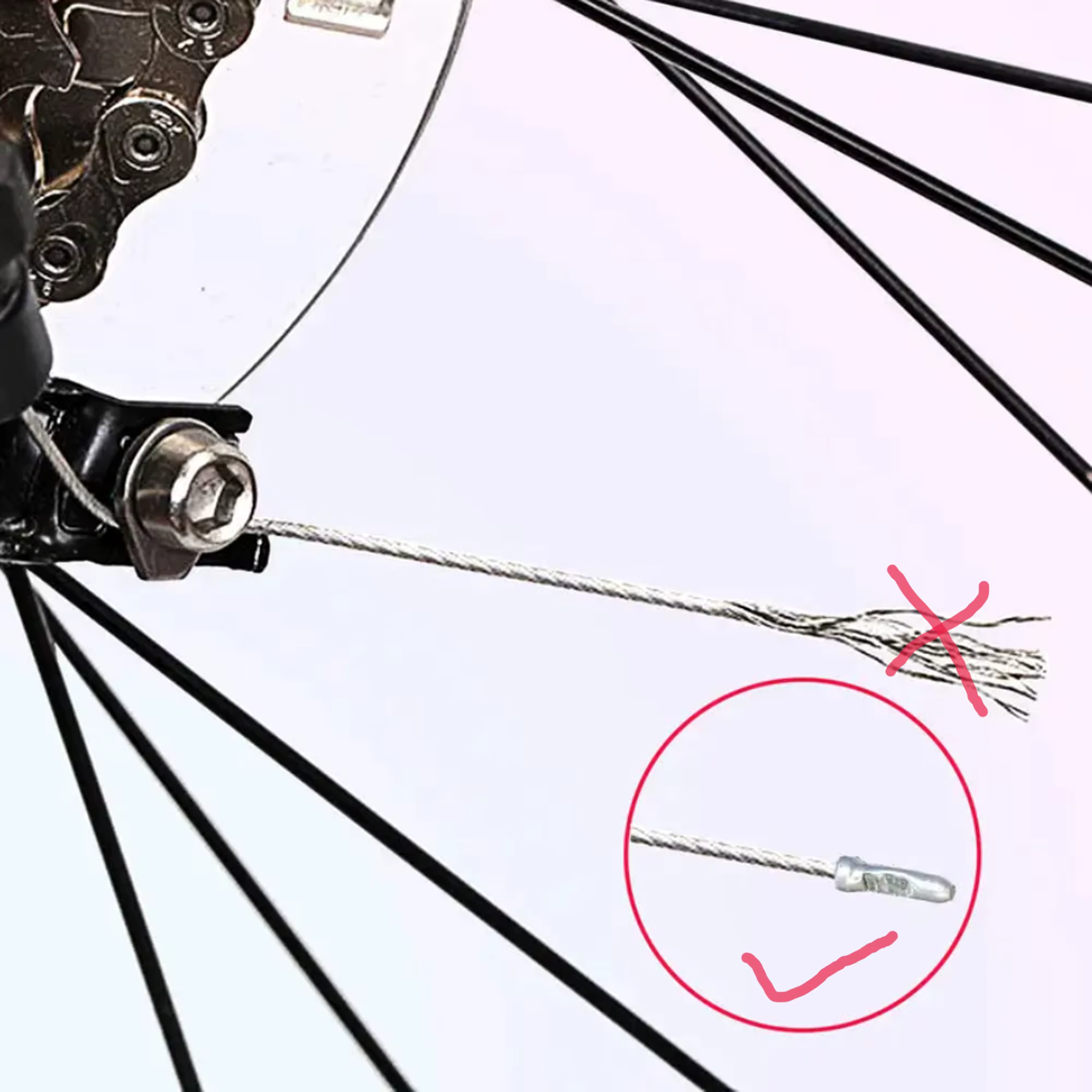 Câble de frein et de changement de vitesse universel pour vélo