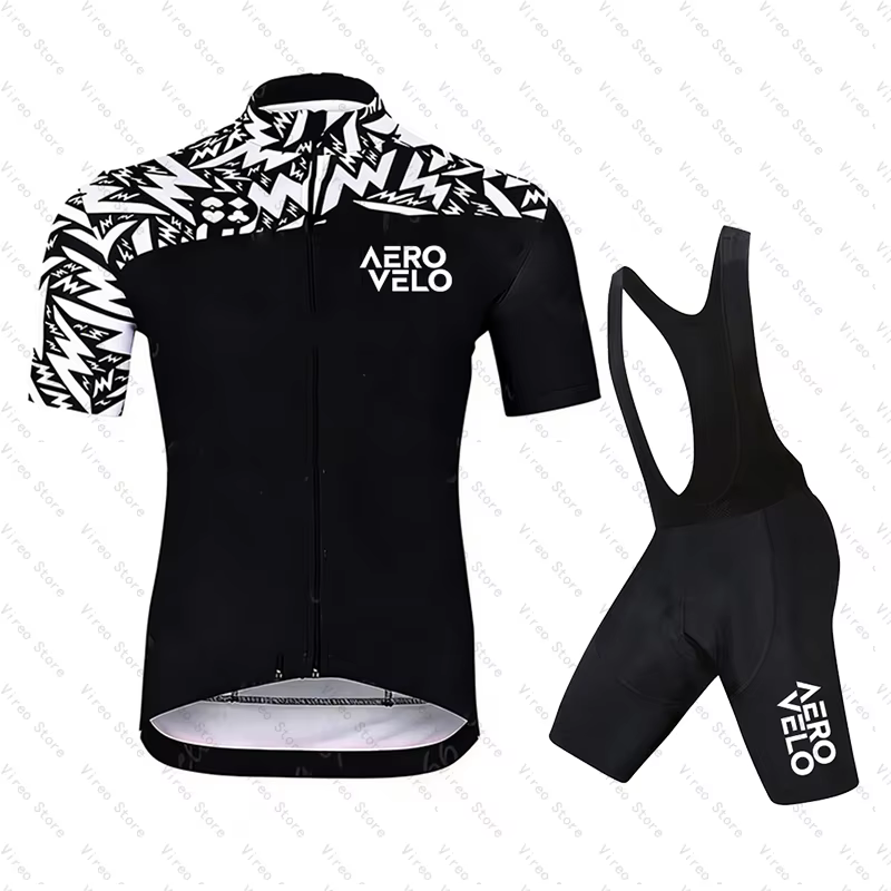 Vêtements de cyclisme d'entraînement pour équipe sportive AERO VELO